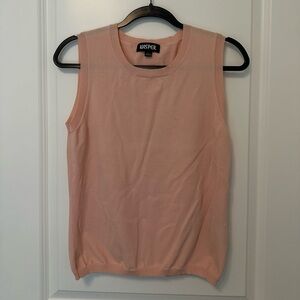 Kasper Sleeveless Knit Shell in Light Pink